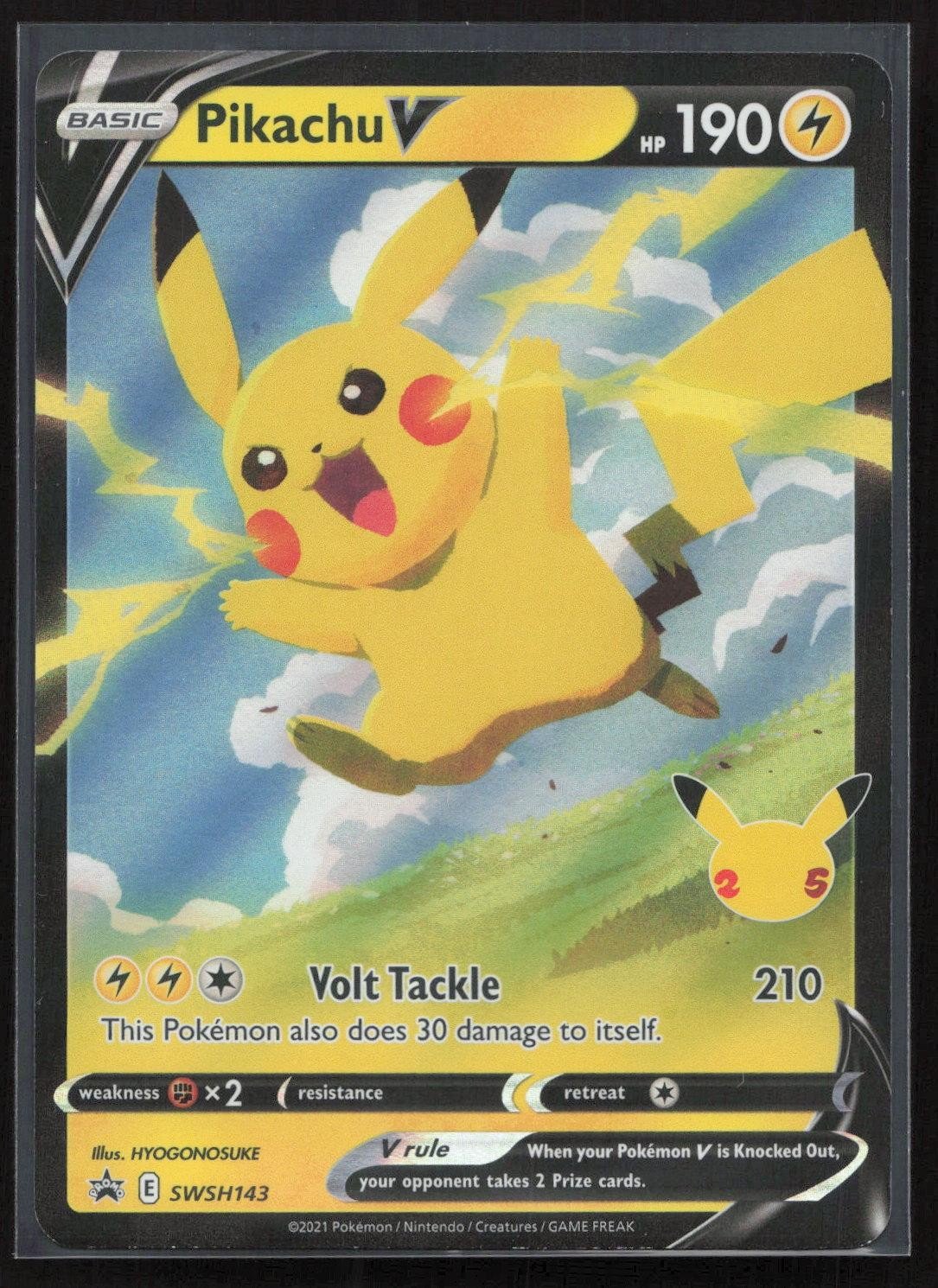 Pikachu V SWSH143 Sword & Shield Promo Promo NM - Mastercoins