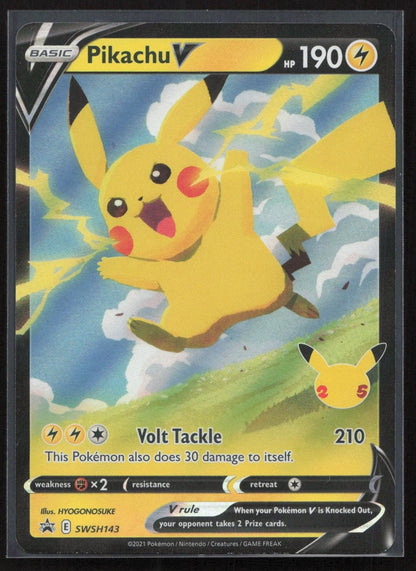 Pikachu V SWSH143 Sword & Shield Promo Promo NM - Mastercoins