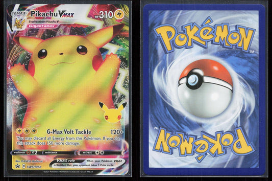 PIKACHU VMAX SWSH062 SWORD & SHIELD PROMO NM - Mastercoins