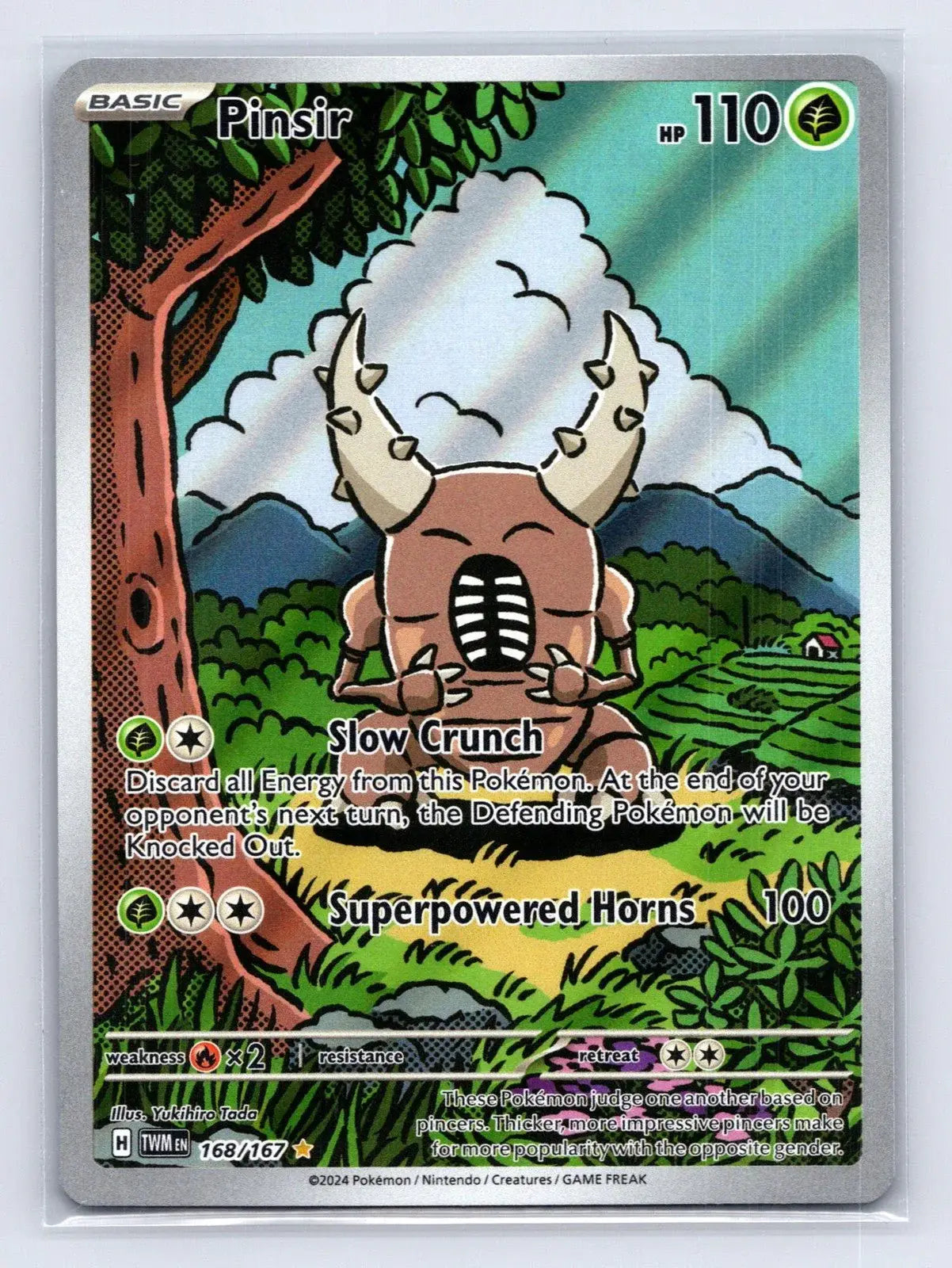 Pinsir 168/167 Twilight Masquerade Pokemon NM - Mastercoins