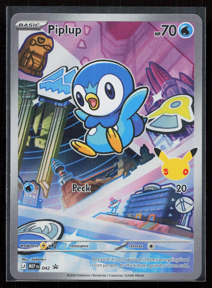 PIPLUP 042 ME: MEGA EVOLUTION PROMO NM - Mastercoins