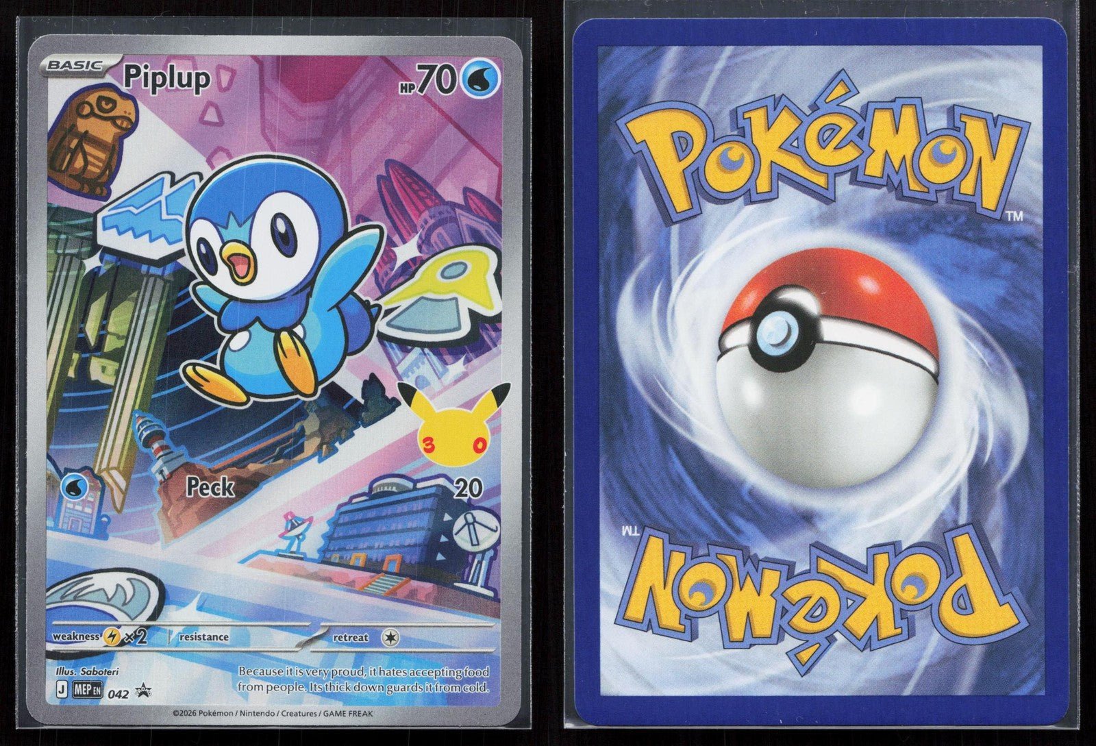 PIPLUP 042 ME: MEGA EVOLUTION PROMO NM - Mastercoins