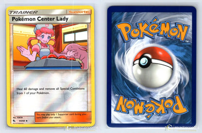 Pokemon Center Lady 64/68 Hidden Fates Pokemon NM - Mastercoins