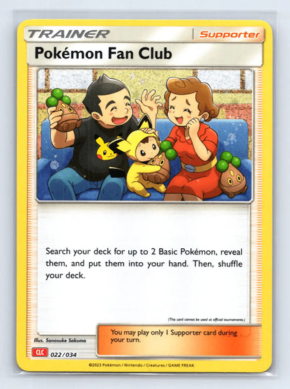 Pokemon Fan Club 022/034 Classic Collection CLC Pokemon Near Mint - Mastercoins