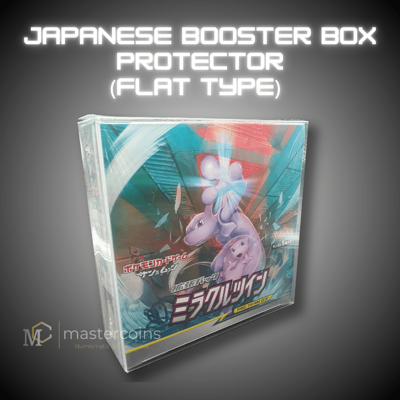 Pokemon Japanese Booster Box (Flat) Premium Clear Protector (Extra Thick) - Mastercoins