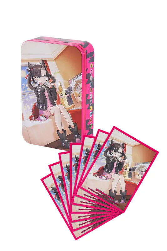 POKEMON Simplified Chinese Trainer Collection Tin & Sleeves Marnie - Mastercoins