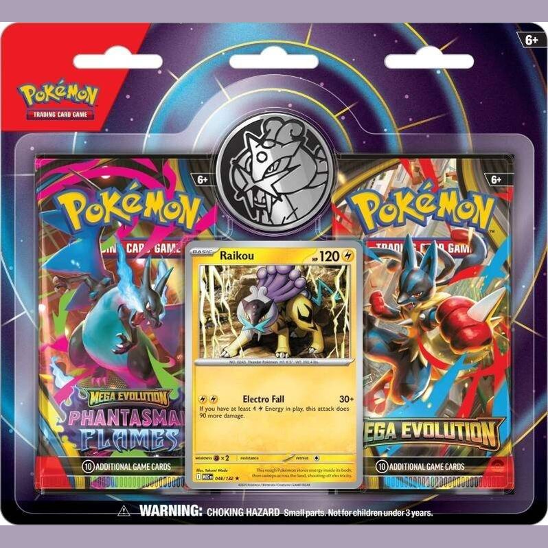 Pokemon TCG: 2 - Pack Blister (Raikou Promo) - Mastercoins