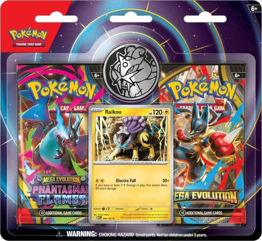 Pokemon TCG: 2 - Pack Blister (Raikou Promo) - Mastercoins