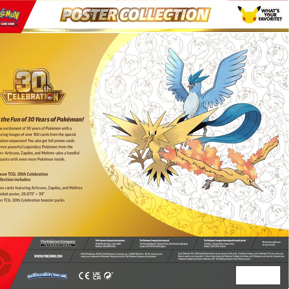 Pokémon TCG: 30th Celebration Poster Collection - Mastercoins