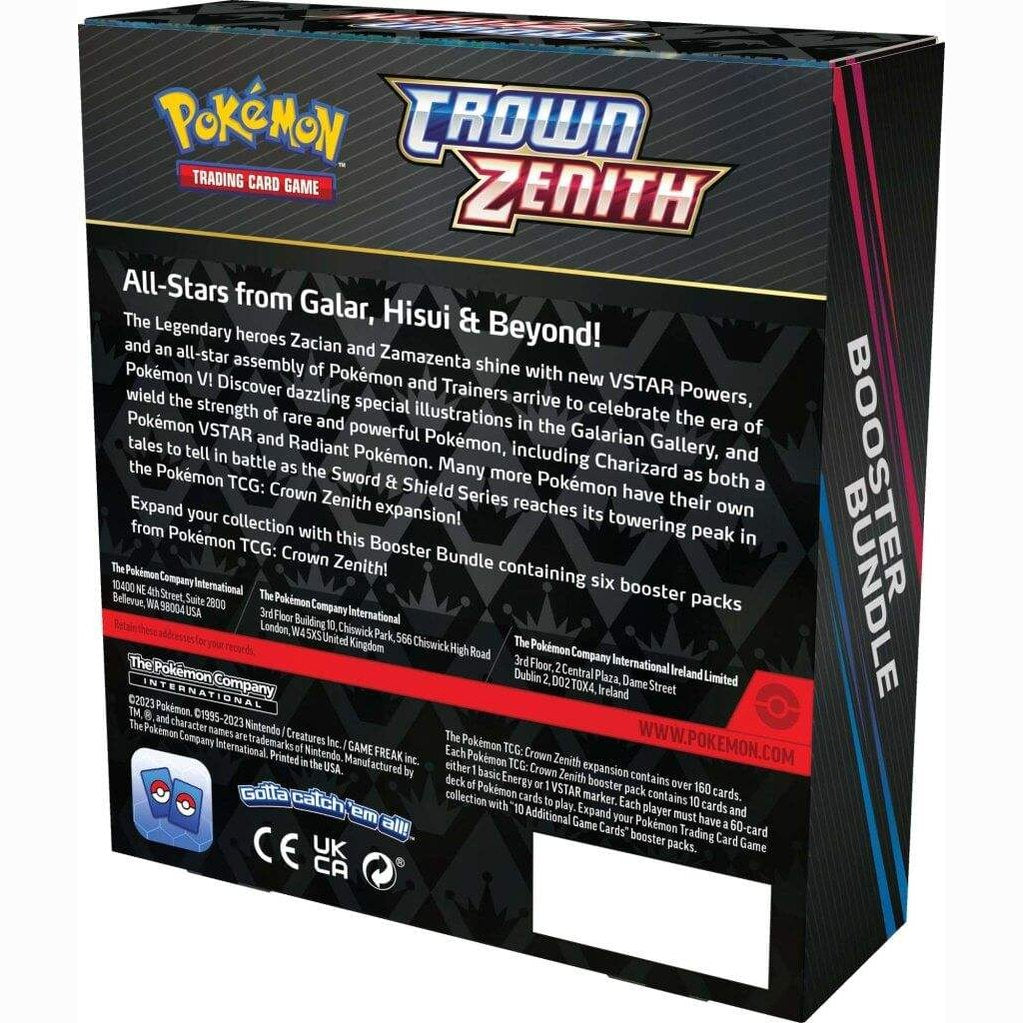POKÉMON TCG Crown Zenith Booster Bundle Set - Mastercoins