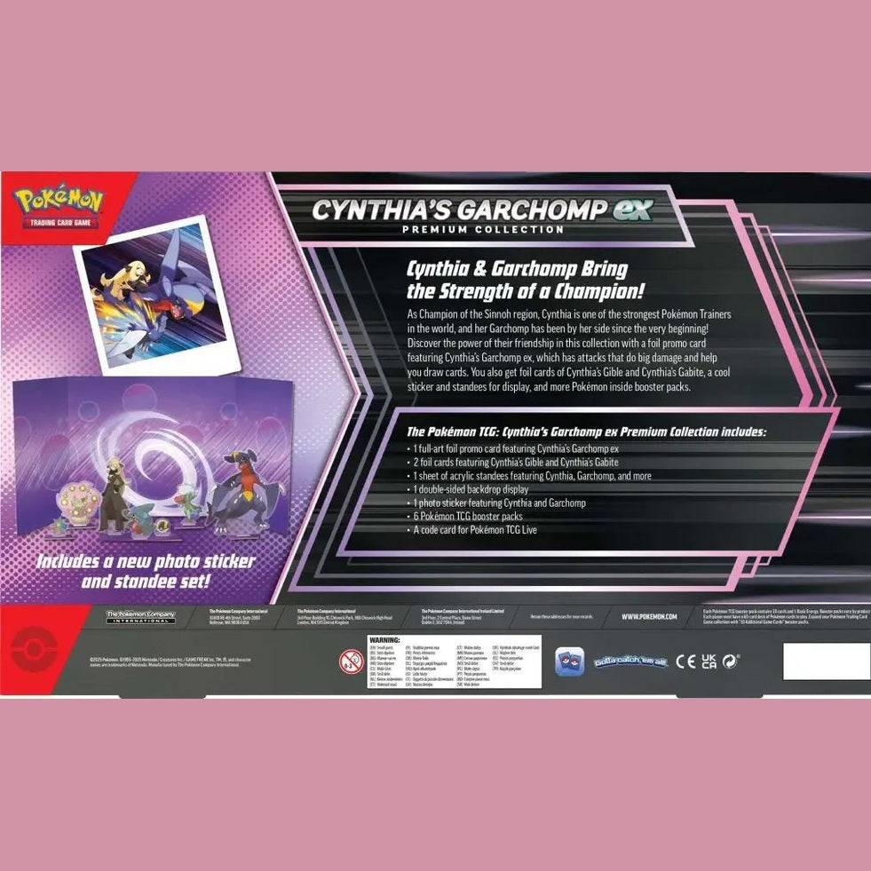 Pokemon TCG Cynthia's Garchomp ex Premium Collection - Mastercoins