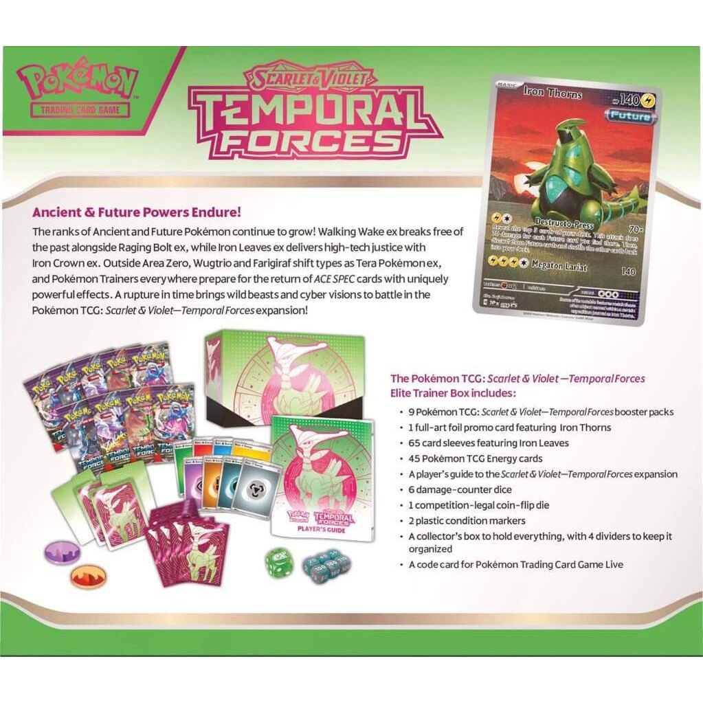 POKEMON TCG Elite Temporal Forces Trainer Box Pair - Mastercoins