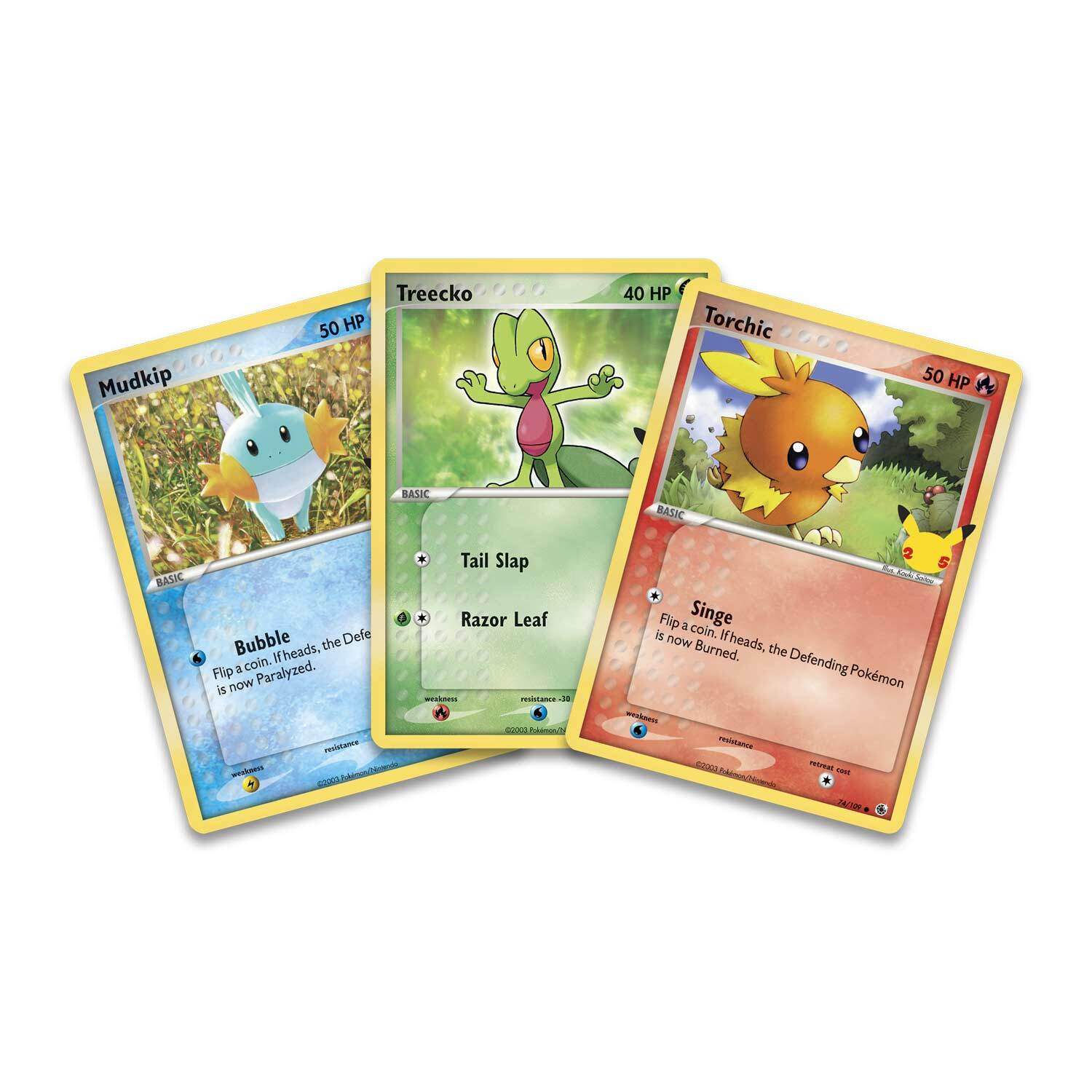 Pokemon TCG - Hoenn Jumbo First Partner Set (Treecko, Torchic, Mudkip) - Mastercoins