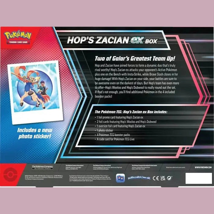 POKÉMON TCG: Hop's Zacian ex Box - Mastercoins