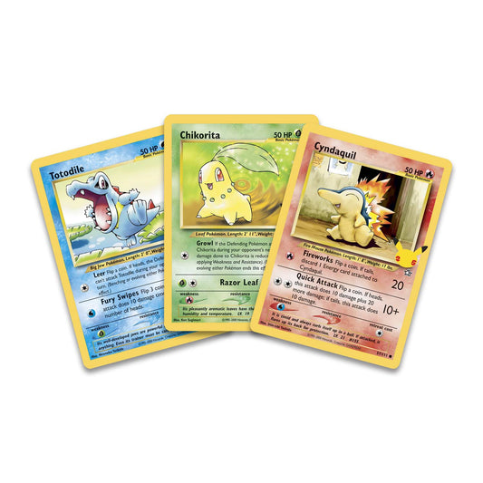 Pokemon TCG - Johto Jumbo First Partner Set (Cyndaquil, Chikorita, Totodile) - Mastercoins