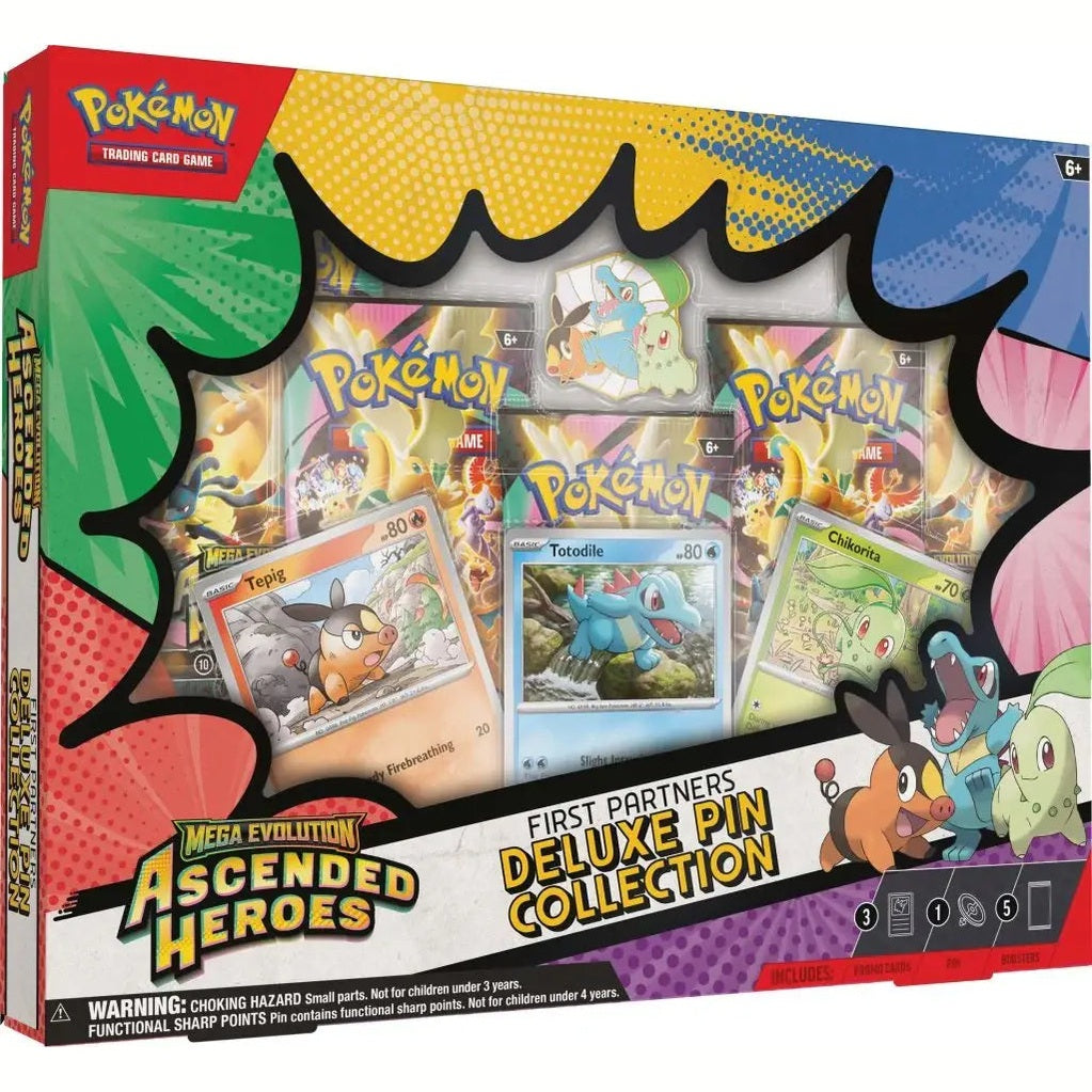 Pokémon TCG: Mega Evolution— Ascended Heroes First Partners Deluxe Pin Collection - Mastercoins