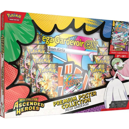 Pokémon TCG: Mega Evolution—Ascended Heroes Premium Poster Collection—Mega Gardevoir - Mastercoins