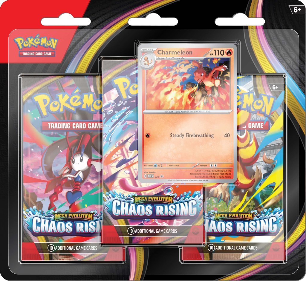 Pokémon TCG: Mega Evolution Chaos Rising 3 - Booster Blister - Mastercoins