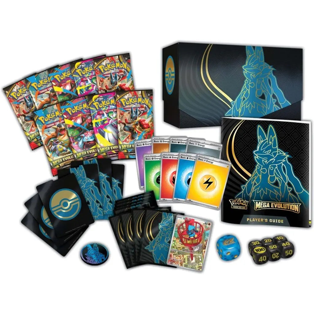 Pokémon TCG: Mega Evolution Elite Trainer Box - Lucario - Mastercoins