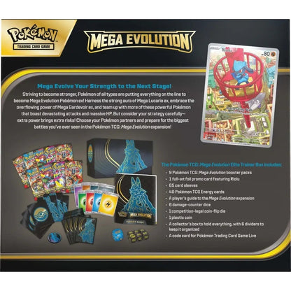 Pokémon TCG: Mega Evolution Elite Trainer Box - Lucario - Mastercoins
