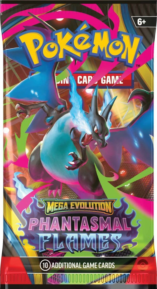 Pokemon TCG: Mega Evolution - Phantasmal Flames Booster Pack - Mastercoins