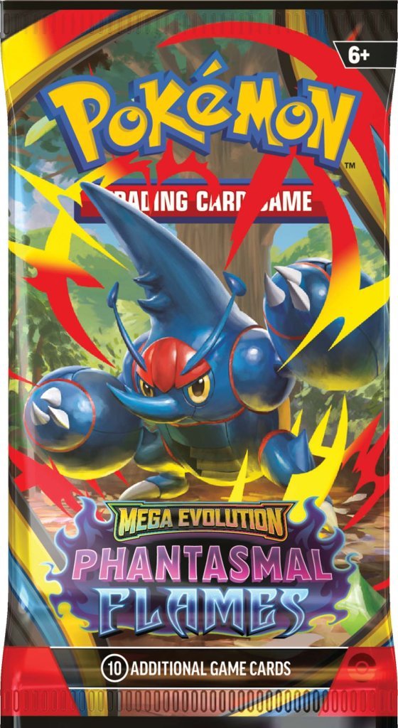 Pokemon TCG: Mega Evolution - Phantasmal Flames Booster Pack - Mastercoins