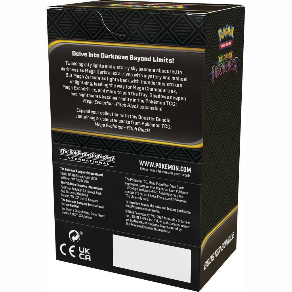 Pokémon TCG: Mega Evolution Pitch Black Booster Bundle - Mastercoins