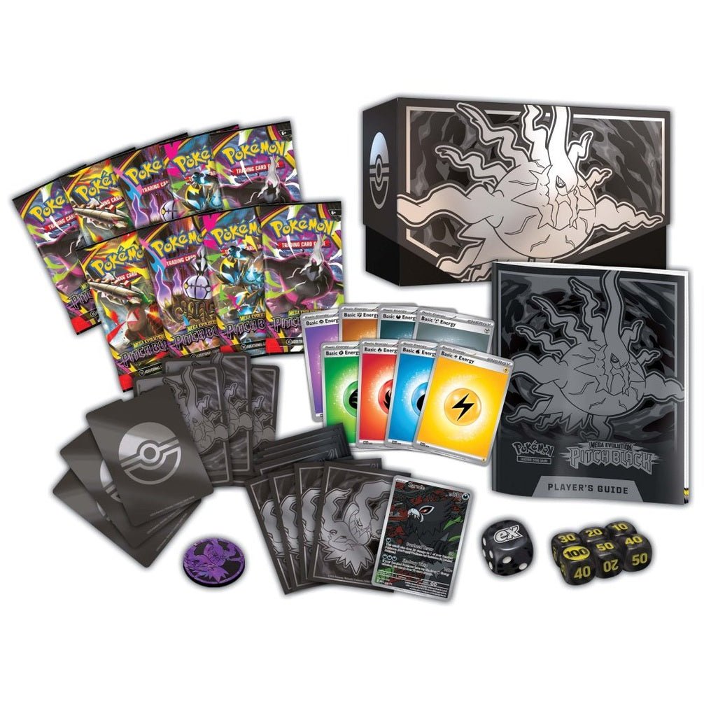 Pokémon TCG: Mega Evolution— Pitch Black Elite Trainer Box - Mastercoins