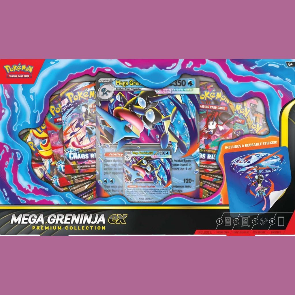 Pokémon TCG: Mega Greninja ex Premium Collection - Mastercoins