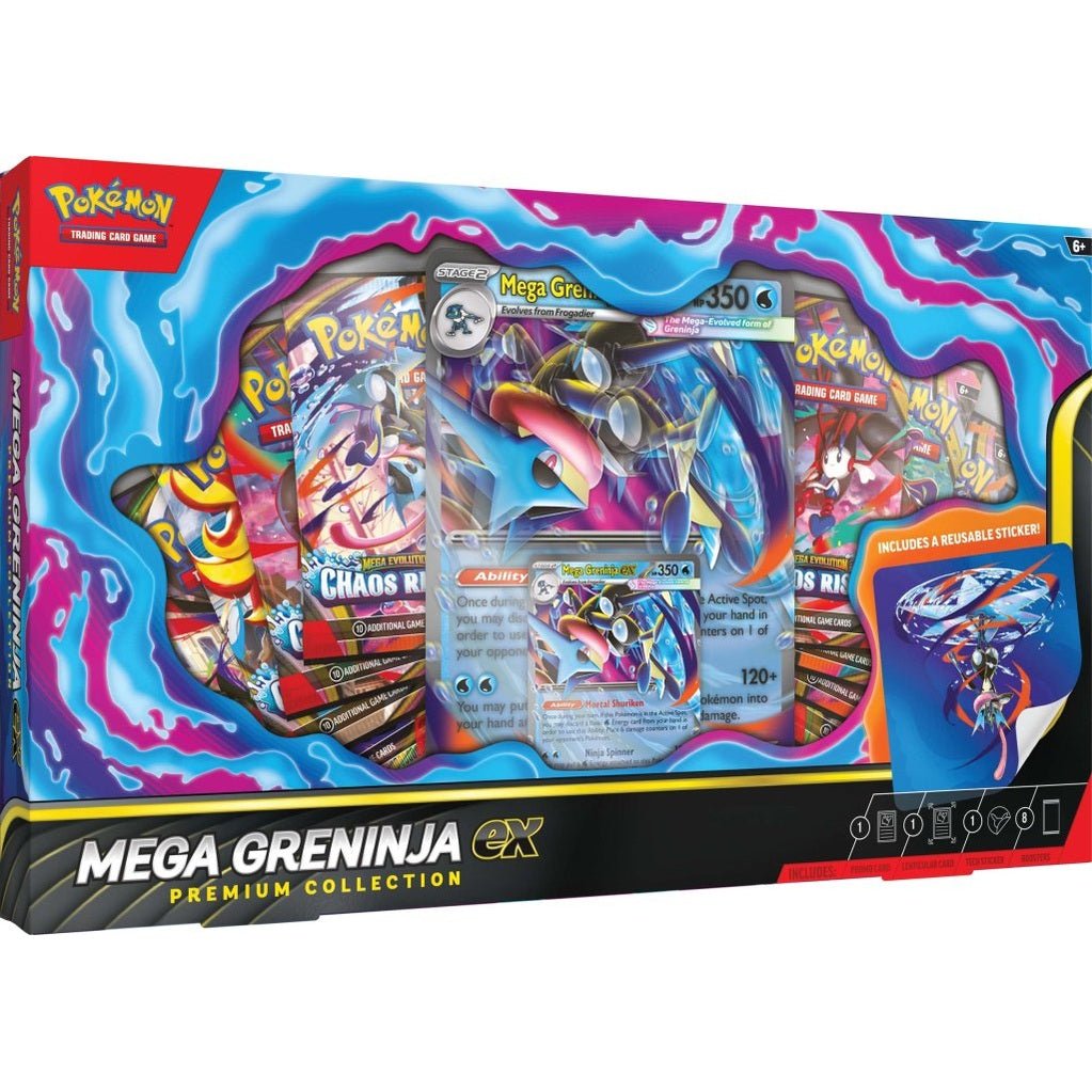 Pokémon TCG: Mega Greninja ex Premium Collection - Mastercoins