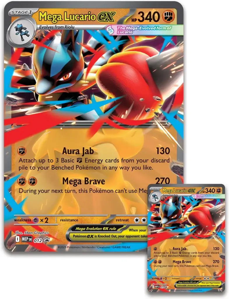 Pokémon TCG: Mega Lucario ex Figure Collection - Mastercoins