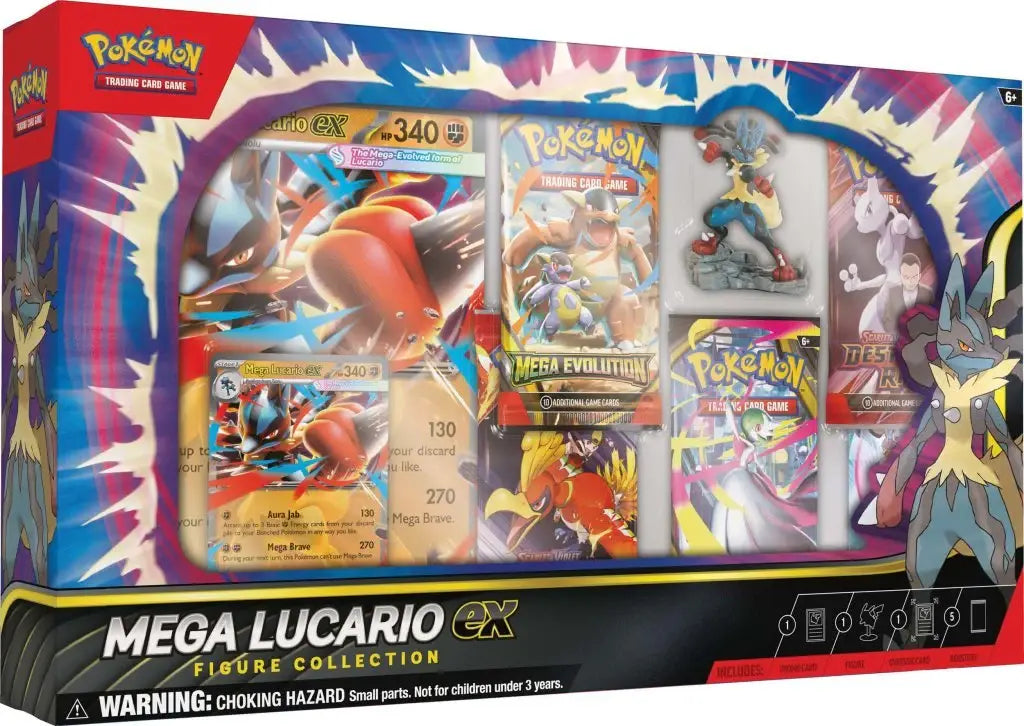 Pokémon TCG: Mega Lucario ex Figure Collection - Mastercoins