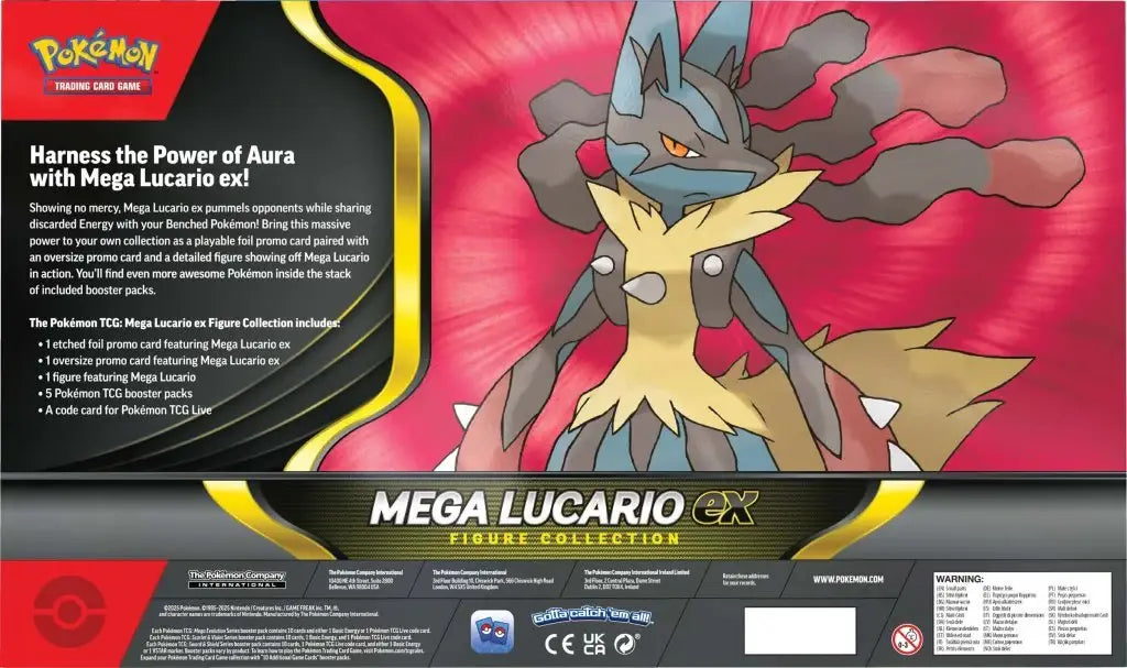 Pokémon TCG: Mega Lucario ex Figure Collection - Mastercoins