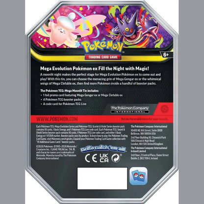 Pokemon TCG: Mega Moonlight Tin (Clefable) - Mastercoins