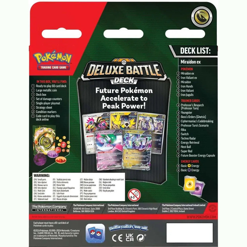 POKÉMON TCG Miraidon ex Deluxe Battle Deck - Mastercoins
