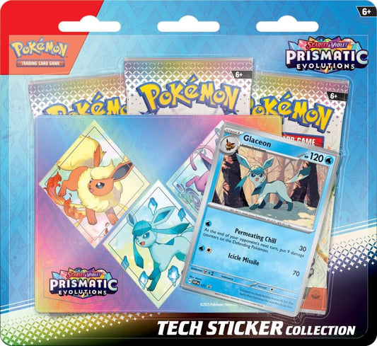 POKÉMON TCG Prismatic Evolutions Tech Sticker Collection - Glaceon - Mastercoins