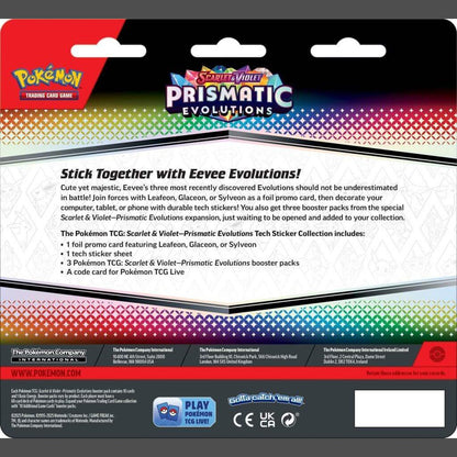 POKÉMON TCG Prismatic Evolutions Tech Sticker Collection - Glaceon - Mastercoins