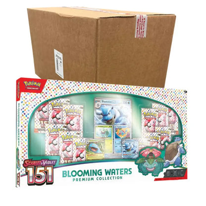 Pokémon TCG: Scarlet & Violet 151 Blooming Waters Premium Collection Sealed Case - Mastercoins