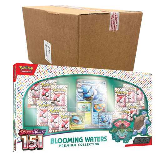 Pokémon TCG: Scarlet & Violet 151 Blooming Waters Premium Collection Sealed Case - Mastercoins