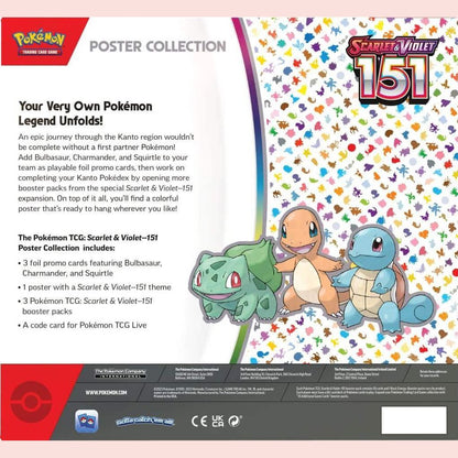 POKEMON TCG Scarlet & Violet 151 Poster Collection - Mastercoins