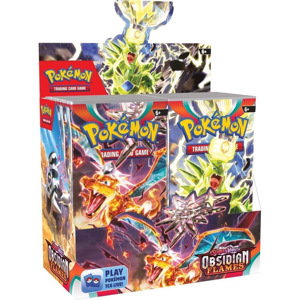 POKÉMON TCG Scarlet & Violet 3 Obsidian Flames Booster Box - Mastercoins