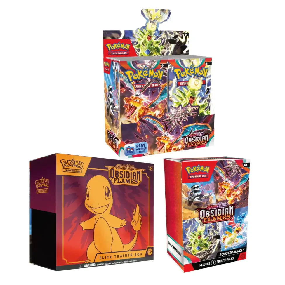 POKÉMON TCG Scarlet & Violet 3 Obsidian Flames Bundle Deals - Mastercoins