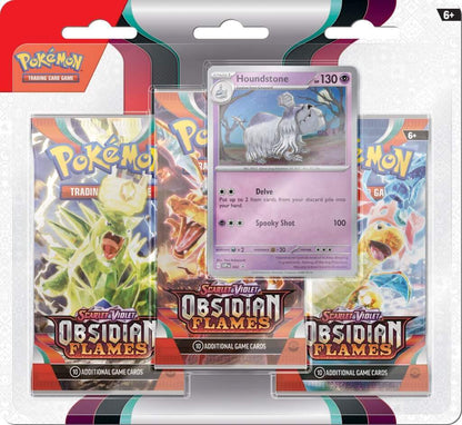 POKÉMON TCG Scarlet & Violet 3 Obsidian Flames Three Booster Blister - Mastercoins