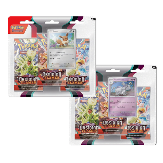 POKÉMON TCG Scarlet & Violet 3 Obsidian Flames Three Booster Blister - Mastercoins