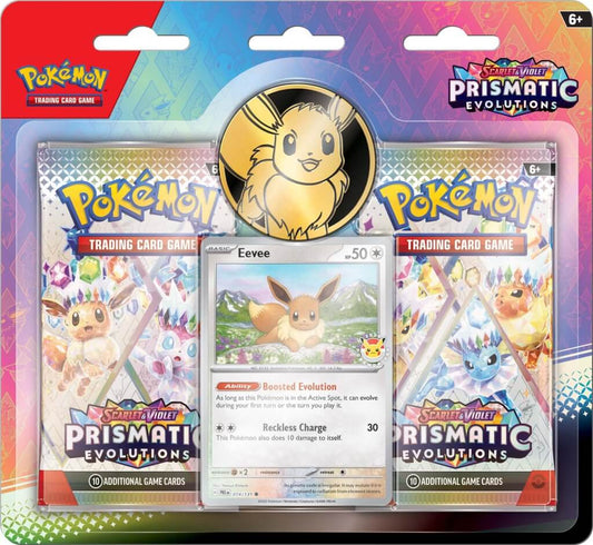 POKÉMON TCG Scarlet & Violet 8.5 Prismatic Evolutions 2 Pack Blister - Mastercoins