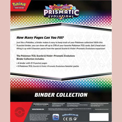 POKÉMON TCG Scarlet & Violet 8.5 Prismatic Evolutions Binder Collection - Mastercoins