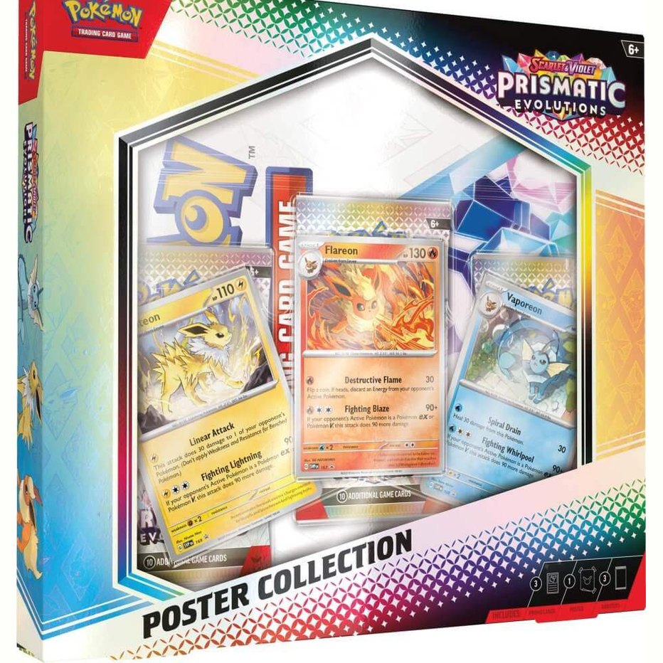 POKÉMON TCG Scarlet & Violet 8.5 Prismatic Evolutions Poster Collection - Mastercoins