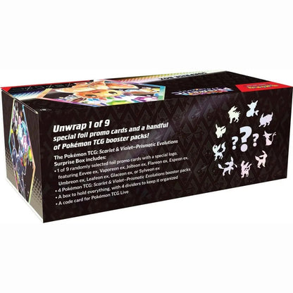 POKÉMON TCG Scarlet & Violet 8.5 Prismatic Evolutions Surprise Box - Mastercoins