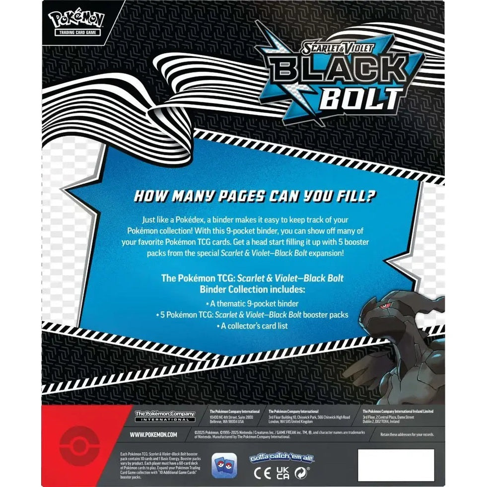 Pokémon TCG: Scarlet & Violet—Black Bolt Binder Collection - Mastercoins