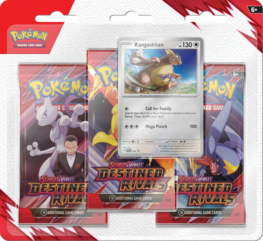 Pokemon TCG Scarlet & Violet Destined Rivals Three booster blister - Mastercoins